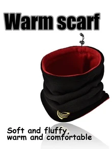 1pc Unisex Fleece Outdoor Travel Hiking Skiing Cycling Windproof Warm Neck Gaiter Scarf - Multicolor - View 6