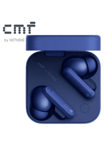 CMF By Nothing Buds Pro 2 Blue, Up To 43 Hours Of Music Playback, 5000Hz Frequency Range With Smart ANC, Dual Connection, Clear Voice Technology 2.0, Wind-Noise Reduction 2.0, Hi-RES Certified, 360° Cinematic Sound, Bluetooth 5.3, ChatGPT Integration, Fast Pair - Blue - View 3