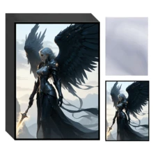 60pcs/Set 66X91mm Assorted Color Magic Power Anime Card Sleeves, Suitable For MTG/PKM Trading Card Games, Cartoon Tabletop Game Card Protectors, Best Gift For Card Collectors & Players - Multicolor - View 10