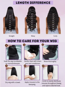 200% 密度蜂蜜金棕色 #BUG 酒红色波浪卷假发 13x4 高清透明蕾丝前假发，彩色假发，波浪卷假发无需胶水，预先拔毛，带婴儿发和自然发际线，100% 巴西原生发 - SBUG - 查看 12