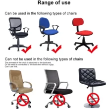 2pcs/Set Stretch Velvet Office Chair Cover Solid Color Split Swivel Chairs Cover Seat Slipcover For Desk Computer Chairs