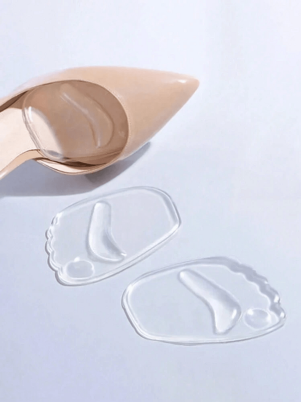 1 Pair Transparent High Heel Cushion Inserts, Non-Slip & Comfortable Foot Pads, Suitable For Shoes