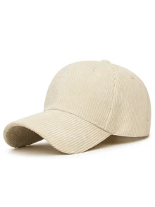 1 件男女通用多色灯芯绒棒球帽、Snapback、太阳帽、遮阳帽、老爹帽，适合日常、户外和运动使用