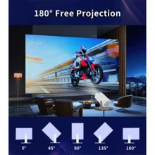 BOSSNEY Proyector para juegos 2 en 1, miniproyector Wifi, proyector láser HD inteligente de 720p, cine en casa,incluye controlador de juegos. - Tipo de Enchufe A USA (110-127V) - Ver 7