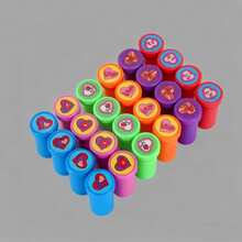 10/20/30/50 张儿童邮票 - 专为生日派对、嘉年华、学校奖励、礼品袋、圣诞节、情人节、新年礼物（派对和节日邮票）设计