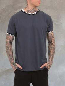 Men T-Shirts - 灰色 - 查看 1