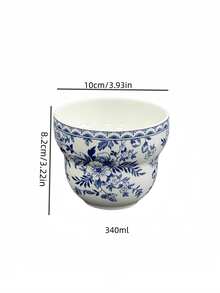1 件优雅的青花瓷咖啡杯，独特的陶瓷葫芦杯，用于特色饮品、冷饮、早餐牛奶、招待客人，适用于家庭、餐厅、咖啡厅、甜品店、聚会、派对 - 青花葫蘆 - 查看 2