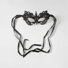 New Type Of Gold Embossed Mask, Dance Lace Mask, Fashionable Shaping, Sexy And Interesting Eye Mask, Adult Girl Dance Party Prop, Party Mask, Fashionable And Sexy Mask, Dance Party Costume Prop, Party Mask, Eye Mask, Makeup Night Face Mask - Multicolor - View 11