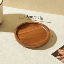 Christmas Eve, Christmas, Holiday Party Dessert Tray, Candy Tray, Special Christmas Tree Style-Wooden Decorative Tray, Coaster, Dessert Tray, Candy Tray, Snack Tray, Cheese Tray, Decorative Tray, Surprise Gift For Family And Friends, Photo INS Style. - Mocha Brown - View 9