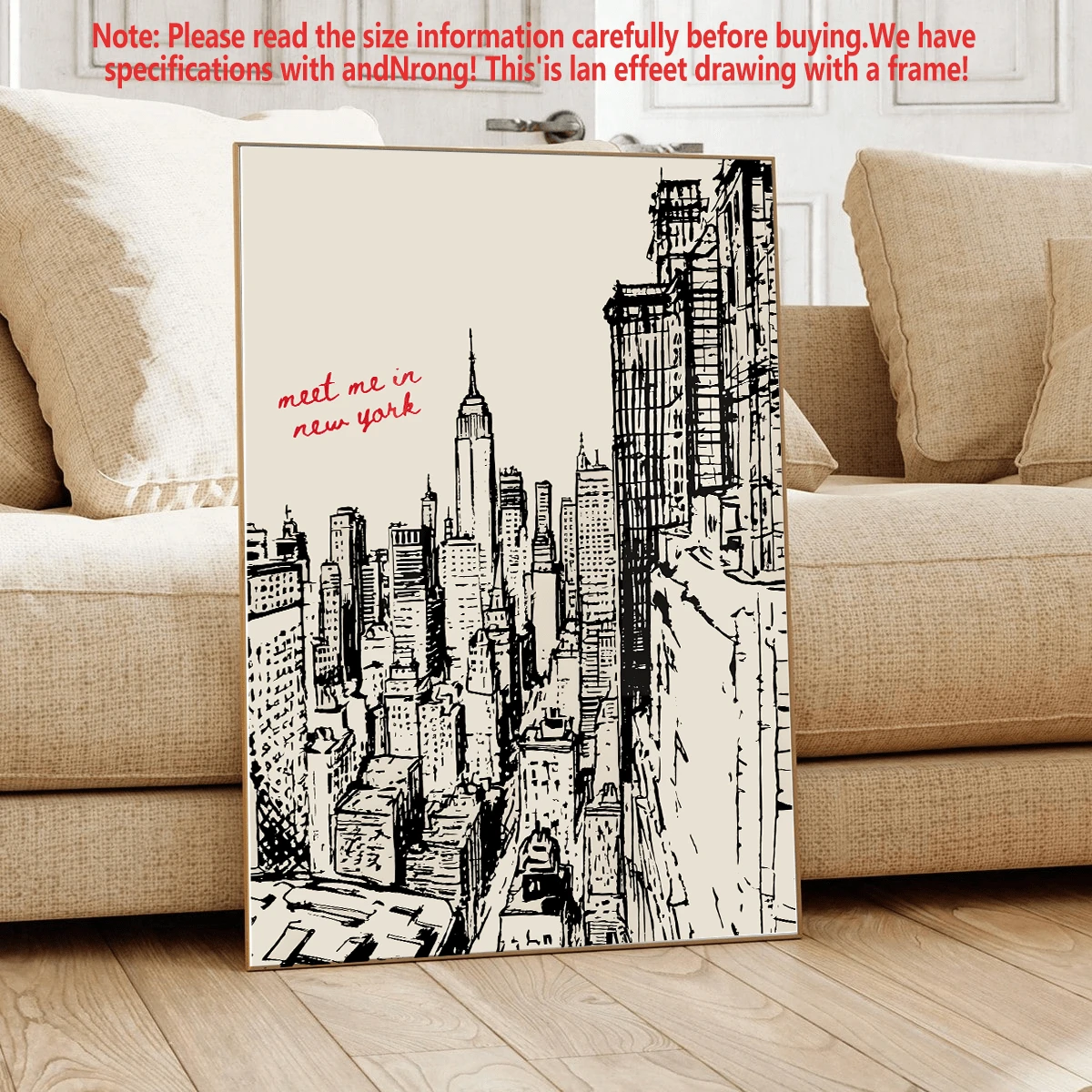 1 件，带画框的画布，纽约市海报，复古黑白纽约素描印刷品，纽约市海报，市中心女孩墙面艺术，时尚宿舍装饰，家居装饰，墙面艺术，海报，带画框的墙面艺术，房间装饰，卧室装饰，墙面装饰，浴室装饰，客厅装饰，办公室装饰 - 彩色 - 查看 1