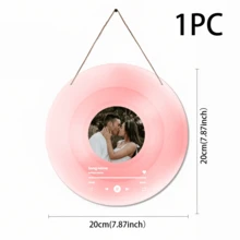 1件个性化照片黑胶唱片 - 亚克力歌曲牌匾墙面装饰艺术品 - 周年纪念礼物 - 生日礼物 - 精美、时尚、现代、色彩缤纷的定制礼品，适用于生日、节日、父亲节、毕业典礼、婚礼、乔迁之喜等场合，可用于餐厅、客厅、情人节装饰，营造悠闲夏日生活氛围。这款定制墙饰风格复古、多功能、可重复使用，精致时尚，品质上乘，色彩缤纷，现代简约，可定制，个性化，独一无二，是送给男友、父亲、女友、母亲、家人、朋友的理想礼物，也适用于茶室、家居、花园、办公室等场所。此外，它还可用于周年纪念、情人节、母亲节、生日、父亲节、毕业典礼、婚礼、乔迁之喜等场合。 - 彩色 - 查看 13