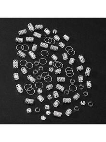 80件/套 金丝太阳形发圈混装，女士编织发饰，节日派对头饰，万圣节发饰，发夹，发卡，发卡 - 彩色 - 查看 5