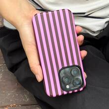 1个全新时尚多巴胺灵感双层条纹保护手机壳，兼容 17、17 Pro Max、17 Pro、17 Air、16、16 E、16 Pro Max、15、15 Plus、15 Pro Max、15 Pro、14、14 Pro、14 Pro Max、14 Plus、13、13 Pro Max、13 Pro、11、12、12 Pro、12 Pro Max、XS、8 Plus、7等机型。