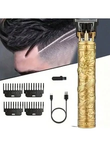 Hair Clipper Electric Pusher Haircut Machine Electric Clipper Oil Head Carving Razor For Bald Head Haircut Fast Charging Portable Hair Clipper Multifunctional Household Electric Clipper New Professional Engraving Hair Clipper