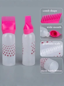 Hair Dyeing Bottle With Comb Shampoo And Applicator Tool-Easy And Precise Hair Color Application,Hair,Travel,Hair Products,Hair Tools,Hair Stuff,Barber,Barber Accessories,Barbershop,Hairdressing Equipment