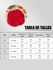 KID004Boys' Autumn And Winter Stylish Fleece Sweatshirt Featuring Christmas-Themed Prints of Santa Claus And Reindeer, Perfect for Casual Wear with Long Sleeves. - Rojo - Ver 3