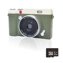 2-In-1 High Definition Digital Camera With Dual CCD Sensors, Vintage Style For Travel Photography, 2 Styles Available (Includes 32GB Memory Card), Great Gift For Students, Christmas, Halloween, Thanksgiving, Birthdays
