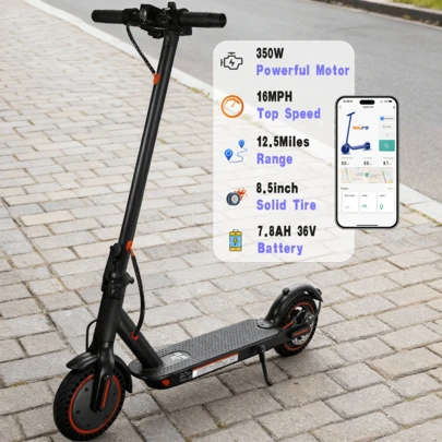 Your Last Mile Partner | 16MPH Folding Electric Scooter | 350W Motor 36V10Ah Battery