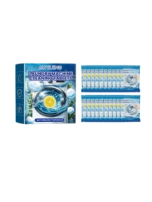 JAYSUING Washing Machine Cleaner Effervescent Tablets, Deep Cleaning Removes Odor And Residue