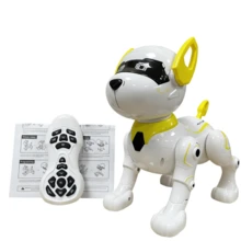 儿童遥控机器狗玩具，可编程智能跳舞和行走遥控机器人小狗，互动语音控制电子宠物礼物，适合 3-6-8 岁男孩和女孩 - 彩色 - 查看 13