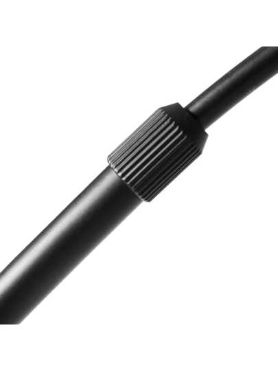 Alpinaluz Arco Vloer Lamp 40cm Zwart Textile Shade, Marble Base, Adjustable Height Up To 180cm, E27, Foot Switch view 5