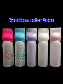 Hair Dyeing Bottle With Comb Shampoo And Applicator Tool-Easy And Precise Hair Color Application,Hair,Travel,Hair Products,Hair Tools,Hair Stuff,Barber,Barber Accessories,Barbershop,Hairdressing Equipment