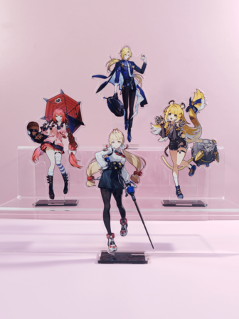 1 pieza Figura acrílica de pie de Zenless Zone Zero, el anime ZZZ - Figura de acción, decoración de escritorio y del hogar, estatua, regalo perfecto para el Día de San Valentín y cumpleaños de amigos.