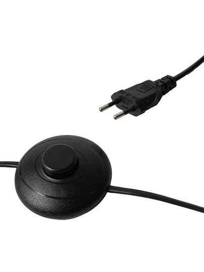 Alpinaluz Arco Vloer Lamp 40cm Zwart Textile Shade, Marble Base, Adjustable Height Up To 180cm, E27, Foot Switch view 4