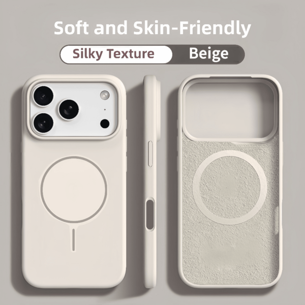 New Luxury Soft And Skin-Friendly Magnetic Wireless Charge Phone Case Compatible With IPhone 17 Air 16 15 Pro 14 Plus 13 12 11 17 Pro Max Anti-Fall Silky Protector Cover