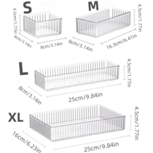 Stackable Clear Plastic Storage Boxes, Multifunctional And Space-Saving - Space-Saving Storage Boxes For Home And Office - Multicolor - View 11