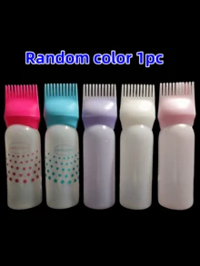 Hair Dyeing Bottle With Comb Shampoo And Applicator Tool-Easy And Precise Hair Color Application,Hair,Travel,Hair Products,Hair Tools,Hair Stuff,Barber,Barber Accessories,Barbershop,Hairdressing Equipment
