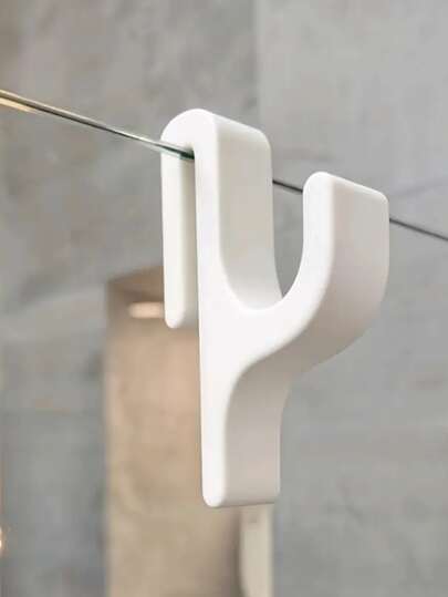 1 douchedeurhaak, frameloze glazen deurhaak, geschikt voor glasdiktes tot 8 mm, badjas, pyjama, badjas, handdoek, kleding, glazen badkamerhaak, eenvoudig te installeren handdoekenrek, boorvrije badkameraccessoires