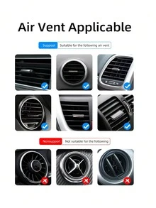 1件创意磁力车载手机支架重力汽车出风口支架强磁铁7L车型导航手机支架