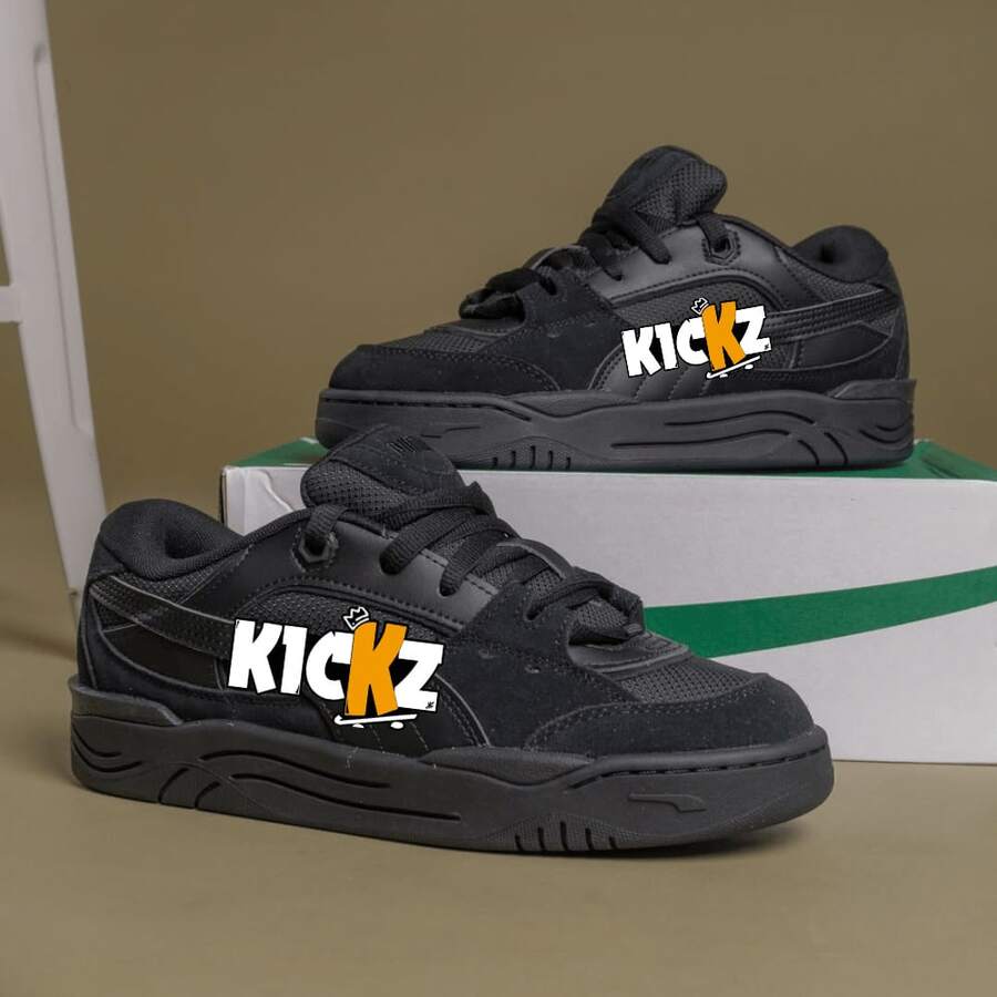 Skate Shoes PM-180 Sneaker High Quality Premium Shipping 24hrs! - Black - View 1