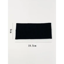 1pc Minimalist Knit Headband, College Casual Sports Headwrap, Pink/Black/White, Versatile Accessories For Men & Women, Year Round Use,Hair Accessories,Turban Headband,Sweatband, School Stuff, College, Headbands Fall Winter Hair Band For Vacation Outfits Woman