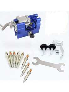 Kit portátil afilador de sierra de cadena accionado a mano con lima de carburo de tungsteno - Afilado rápido y fácil de hojas de 8" a 22", ideal para equipos de exteriores y jardín