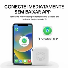 AirTag/Smart Tag Tracker With MFI Certification: Complete GPS Location, Ideal For Luggage, Cars, Motorcycles, Pets And Children, No Distance Limit - trắng - Xem 6