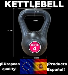 BSFIT Kettlebell - màu đen - Xem 10