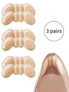 4 Pairs Anti-Slip Heel Pads For Shoes, Comfortable Heel Grips & Inserts For Women & Men, Prevent Rubbing & Blisters, Perfect For Shoes That Are Too Big, Shoe Liner Cushions