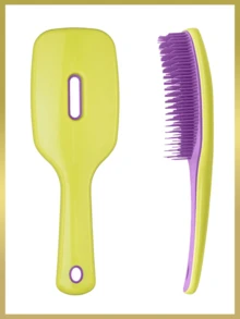 Ricca Flex Fast Dry Brush (Flexible Bristles That Reduce Hair Breakage) - 紫色 - 查看 2
