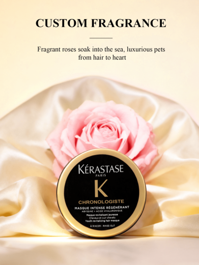 Kérastase Maschera per capelli cheratinizzante ai diamanti neri Carslan, riparazione e ricostruzione profonda del mare, formato da viaggio - 75ml/2.54oz.