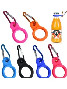1pc Outdoor Mountaineering Water Bottle Buckle, Silicone Mineral Water Bottle Buckle, Silicone Climbing Water Bottle Buckle, Mountaineering Equipment, Silicone Handle Mountaineering Water Bottle Buckle, Silicone Water Bottle Buckle, Cola Water Bottle Buckle, Essential For Mountaineering And Hiking, Gift For Boyfriend, Father, Christmas Gift