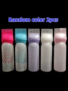 Hair Dyeing Bottle With Comb Shampoo And Applicator Tool-Easy And Precise Hair Color Application,Hair,Travel,Hair Products,Hair Tools,Hair Stuff,Barber,Barber Accessories,Barbershop,Hairdressing Equipment