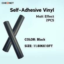 1pc Cheonet Permanent Adhesive Vinyl Matte/Glossy Colored Vinyl Sticker, Suitable For Party Decoration DIY
