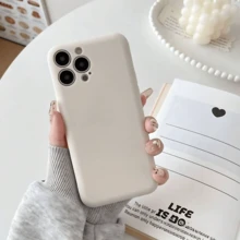 Etiqueta de Sobre Pupil Blanco Adecuado para 78Plus Full Anti-Caida Soft Shell Simple de Alta Gama con Cojín de Aire Adecuado para 14Promax  13 Funda de Móvil Pareja Xsmax Nuevo 12Pro Anti-Caida Xr Frosted 11 Hombre y Mujer 13 Paquete Completo 16PRO Soft Shell 15 Cubierta Protectora - Multicolor - Ver 4