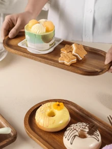 1 szt. taca Lovesick Wood, taca do przechowywania w kuchni, taca drewniana, taca prostokątna, długa owalna taca, drewniana taca na zastawę stołową, taca na ciasto, taca na przekąski, taca na owoce, taca kuchenna i łazienkowa, stojak na urodziny, taca na słodycze weselne, taca na babeczki, na urodziny, Święto Dziękczynienia, Wielkanoc, Walentynki, najnowsze bestsellery, dekoracja stołu, na zastawę stołową, desery, ciasta, chleb, przekąski, biżuteria, perfumy, kosmetyki, artykuły codziennego użytku