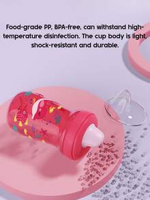 Large Capacity PP Material Baby Training Cup, With Soft Straw, Leak-Proof And Anti-Drop Design, Suitable For Infants And Toddlers - Multicolor - View 9