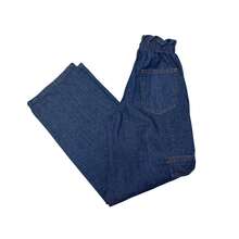 Women's Youth Cargo Jeans With Side Pockets - 寶藍色 - 查看 5
