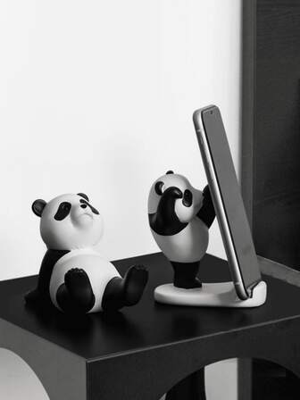 1 pieza Adorno de escritorio creativo, soporte para teléfono, compatible con teléfonos móviles y tabletas, adecuado para escritorios de oficina, mesas de noche, salas de estar, estudios y dormitorios. Hace un gran regalo y también puede servir como decoración de escritorio.