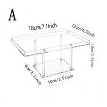 Tavă de afișare a deserturilor din acril transparent multistrat, potrivită pentru afișarea dulciurilor de Ramadan, afișarea brutăriei, masa de deserturi pentru nunți, petrecerea de acasă